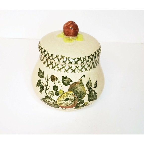 Johnson Bros Staffordshire Old Granite Sugar Bowl w Lid England Arbor - Picture 4 of 8